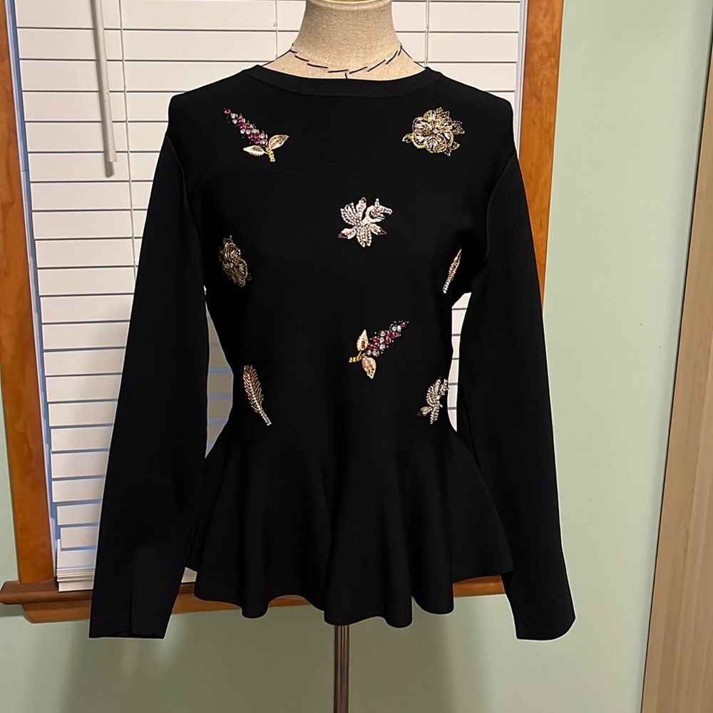 Ted Baker Peplum sequin top
